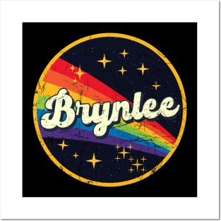 Brynlee // Rainbow In Space Vintage Grunge-Style Posters and Art